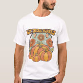 Retro Hey There Pumpkin - Herfst T-shirt (Voorkant)