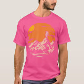 Retro Hiker Natuur Hike Atleet Forest Mountain Hi T-shirt (Voorkant)