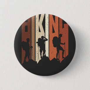 Retro  Hiking Shirt Hiking Thed Adventure Ronde Button 5,7 Cm