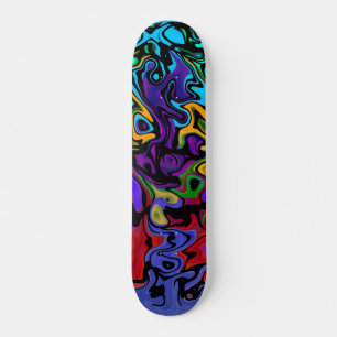 Retro Hip Abstract Persoonlijk Skateboard