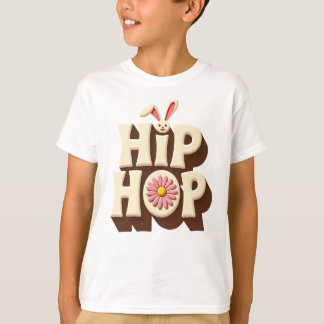 Retro Hip Hop Easter Bunny T-shirt