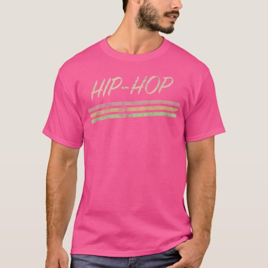 Retro Hip Hop Music Lover T-shirt (Voorkant)
