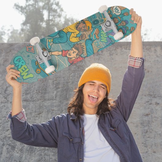 Retro Hip-Hop Street Style Schaats Art Persoonlijk Skateboard
