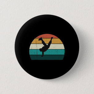 Retro Hip Hop -  Sunset Break Dansroutine Ronde Button 5,7 Cm