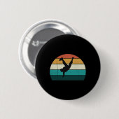 Retro Hip Hop - Sunset Break Dansroutine Ronde Button 5,7 Cm (Voorkant /achterkant)