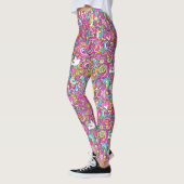 Retro Hippie 60 de Leggings van het Patroon (Links)