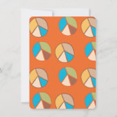 Retro Hippie 70's 60's Two Groovy Peace Sign Kaart (Achterkant)