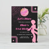 Retro Hippie 70's Groovy Birthday Party Kaart (Staand voorkant)