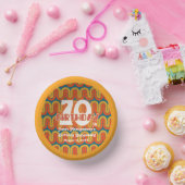 Retro Hippie Abstract 70ste verjaardag 1960 Papieren Kommen (Feest)