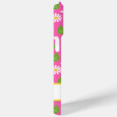 Retro Hippie Bloemen Madeliefje Patroon Case-Mate iPhone Case (Achterkant / Rechts)