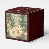 retro hippie bohemian zomerdagbruiloft bedankdoosjes (Voorkant Zijde)