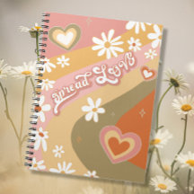 Retro Hippie Daisy Spread LOVE Floral jaren 1960