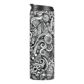 Retro Hippie en Cool Thermosbeker (Geroteerd rechts)