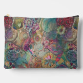 Retro Hippie: Fantasie Zippered Pouch Etui (Voorkant)