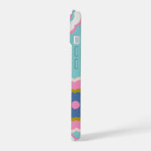 Retro Hippie Flora iPhone 15 Case (Linkerkant)