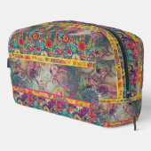 Retro Hippie: Floral Fantasy Toilettas Toilettasje (Rechterhoek)