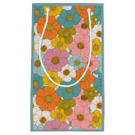 Retro Hippie Floral Klein Cadeauzakje