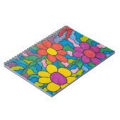 Retro Hippie Flower Art Notitieboek (Linkerzijde)