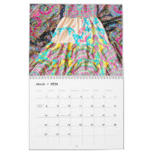 Retro Hippie Flower Power  Kalender (Mar 2026)