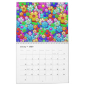 Retro Hippie Flower Power  Kalender (Jan 2027)