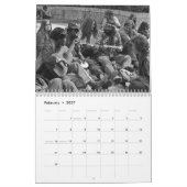 Retro Hippie Flower Power  Kalender (Feb 2027)