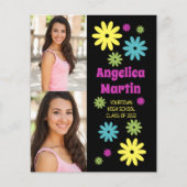 Retro Hippie Flowers 2 het Afstuderen van de Begro (Voorkant)