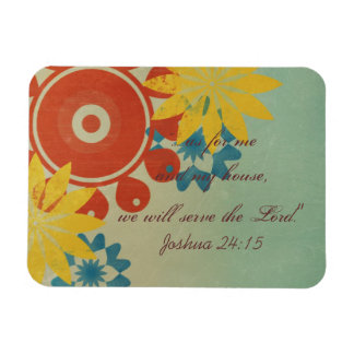 Retro Hippie Flowers Magneet