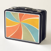 Retro Hippie Gemengde Verf Stijl Wervelingen Patro (Achterkant)