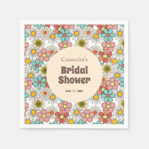 Retro Hippie Groovy Flower Vrijgezellenfeest