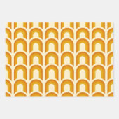 Retro Hippie Groovy Seventies Floral & Rainbow 60s Inpakpapier Vel (Voorkant 2)