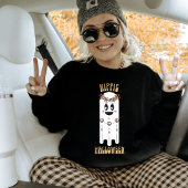 Retro Hippie Halloween Ghost Sweatshirt