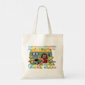 Retro Hippie Heart Gypsy Soul Paddenstoelen, Campe Tote Bag (Achterkant)