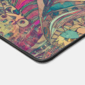 Retro Hippie: Mozaïek Fantasy Desk Mat (Hoek)