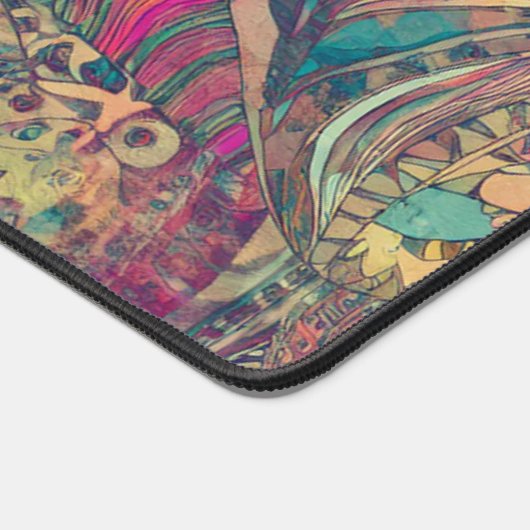 Retro Hippie: Mozaïek Fantasy Desk Mat (Hoek)