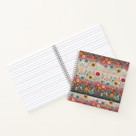 Retro Hippie: Notitieboek voor volkskunst