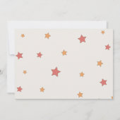 Retro Hippie Rockin' Kerstboom Verjaardagsfoto Bedankkaart (Achterkant)