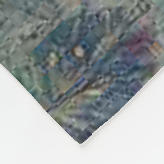 Retro Hippie: Roze Hart Fleece Deken (Hoek)