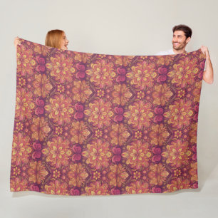 Retro Hippie: Roze Road Trip Deken