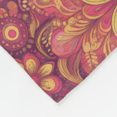 Retro Hippie: Roze Road Trip Deken (Hoek)