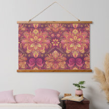 Retro Hippie: Roze Road Trip Wall Hanging