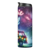 Retro Hippie Thermal Tumbler Thermosbeker (Geroteerd rechts)