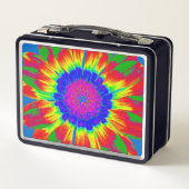 RETRO HIPPIE TIE DYE LUNCHBOX (Achterkant)