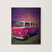 RETRO HIPPIE VAN LEGPUZZEL (Verticaal)
