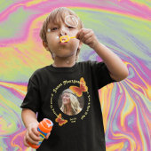 Retro Hippie vlinder 70e foto Verjaardag