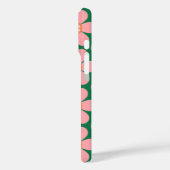 Retro Hippie Vredesbloem Groen Gepersonaliseerde N Case-Mate iPhone Case (Achterkant / Links)