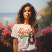 Retro Hippie Ziel Tri-Blend Shirt