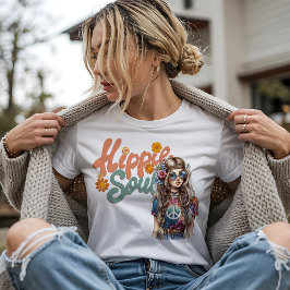 Retro Hippie Ziel Tri-Blend Shirt