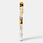 Retro Hippiebloemen Beige Geel Bruin Sinaasappel Case-Mate iPhone Case (Achterkant / Rechts)