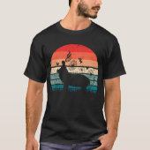 Retro Hippo Hippopotamus Hippo Lover T-shirt (Voorkant)