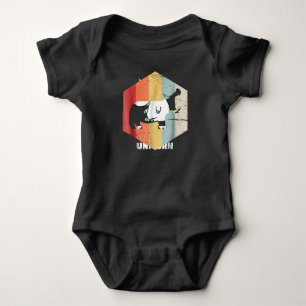 retro Hippo Hippopotamus Lovers Gift Romper